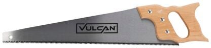 Vulcan JLO-081 Handsaw, 20 in L Blade, 8 TPI TPI, Steel Blade, Wood Handle, Wood Handle