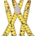 Kuny's SP15YT Ruler Heavy-Duty Tape Suspender, Nylon, Yellow