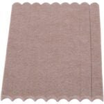 ProSource FE-S106-PS Furniture Pad, Felt Cloth, Beige, 6 x 1/2 in Dia, 1/2 in W, 3/16 in Thick, Square