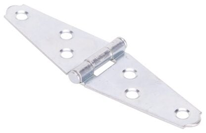 ProSource LSH-Z02-013L Strap Hinge, 1.2 mm Thick Leaf, Steel, 180 Range of Motion, Screw Mount Mounting Sells in Quantity of 10