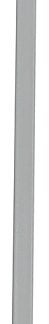 Regal SPS-6-0W Stair Picket, 42 in H, 3/4 in W, Aluminum, White, Powder-Coated