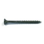 Reliable FKHLP81C1 Floor Screw, #8-16 Thread, 1 in L, Full, High-Low Thread, Bugle, Flat Head, Square Drive, Steel