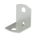 Reliable CSR34VP Square Corner Brace, 3/4 in H, Steel, Zinc, 20 ga Thick Material