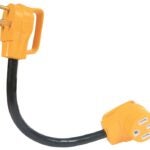 Camco USA 55183 Dogbone Adapter, 50 A Female, 30 A Male, 125 V, Male, Female