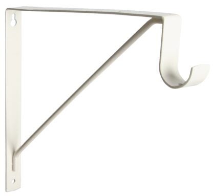 Knape & Vogt KV 1195 1195 WH Heavy-Duty Closet Rod and Shelf Bracket, 500 lb, 10 in H, Steel Sells in Quantity of 10