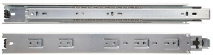 Knape & Vogt True-Trac Series TT100RP 550 Drawer Slide, 100 lb, Side Mounting, 550 mm L Rail, Steel, Zinc