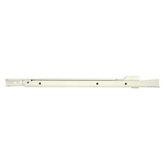 Knape & Vogt 1805RP WH 400 Drawer Slide, 75 lb, Bottom Mounting, 16 in L Rail, White