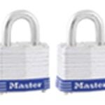 Master Lock 3008D Padlock, Keyed Alike Key, 9/32 in Dia Shackle, 3/4 in H Shackle, Steel Shackle, Steel Body, Laminated