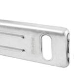 Master Lock 704D Hasp, 4-1/2 in L, 1-3/4 in W, Steel, Zinc, 1/2 in Dia Shackle