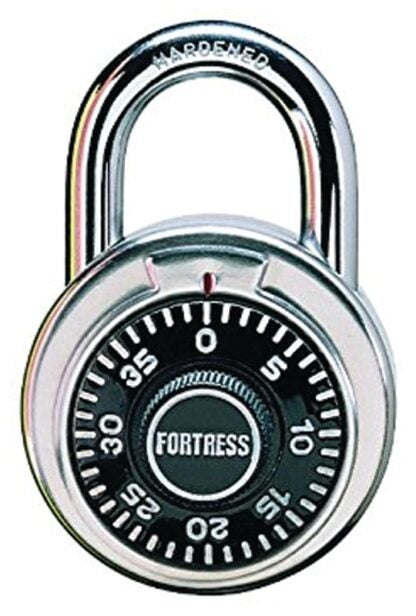 Master Lock 1850D Padlock, 5/16 in Dia Shackle, 3/4 in H Shackle, Steel Shackle, Stainless Steel Body, 1-7/8 in W Body