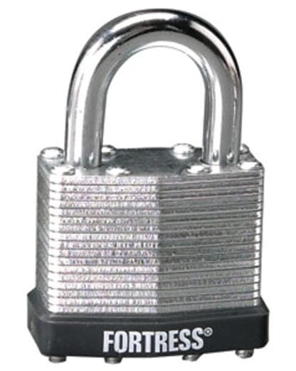 Master Lock 1803D Padlock, Keyed Different Key, 1/4 in Dia Shackle, 7/8 in H Shackle, Cast Hardened Steel Shackle