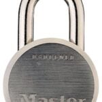 Master Lock 930DPF Padlock, Keyed Different Key, 7/16 in Dia Shackle, Hardened Boron Alloy Steel Shackle