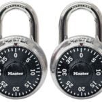 Master Lock 1500T Padlock, 9/32 in Dia Shackle, 3/4 in H Shackle, Steel Shackle, Stainless Steel Body, Nickel