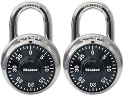 Master Lock 1500T Padlock, 9/32 in Dia Shackle, 3/4 in H Shackle, Steel Shackle, Stainless Steel Body, Nickel