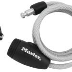 Master Lock 8109D Cable Lock, Keyed Key, Steel Shackle Sells in Quantity of 2