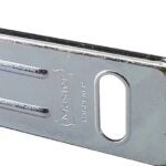 Master Lock 706D Hasp, 6 in L, Steel, Zinc, 9/16 in Dia Shackle