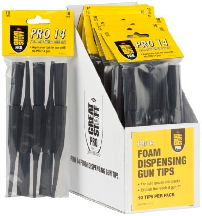 Great Stuff 99055688 Dispensing Gun Tip, Black, For: Pro 14 Dispensing Gun