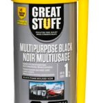 Great Stuff 99112808 Insulating Foam Sealant, Black, 8 hr Functional Cure, 40 to 100 deg F, 12 oz