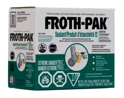 Froth-Pak 12030015 Foam Sealant Kit, 16.8 lb