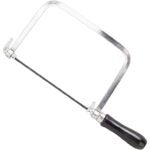 Vulcan JL52079 Coping Saw, 6 in L Blade, (3) 24 TPI, (1) 1 TPI and (1) 15 TPI TPI, Carbon Steel Blade, Ergonomic Handle