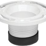 Oatey 43651 Closet Flange, 4 in Connection, PVC, White