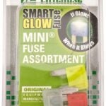 Littelfuse Smart Glow 00940362ZPGLO Mini Fuse Assortment, Blade Fuse, 12 VDC