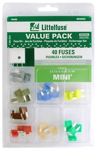 Littelfuse 00940462Z Fuse Kit, 32 VAC/VDC, 3 to 30 A