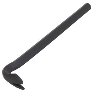 Vulcan JLO-0093L Pry Bar Nail Puller, 10.5 in L, V-Shape Tip, 1.25 in Tip, Steel, 0.625 in W