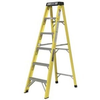 Louisville LP-90897 Step Ladder, 300 lb, Type 1A Duty Rating, Fiberglass