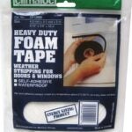 Climaloc CF12005 Foam Tape, 3/8 in W, 16.4 ft L, 3/16 in Thick, Polyethylene, White