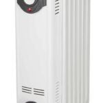 PowerZone DF-150P9-7 Oil Filled Heater, 12.5 A, 120 V, 600/900/1500 W, 1500 W Heating, White