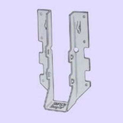 Simpson Strong-Tie LUS Series LUS46 Joist Hanger, 4-3/4 in H, 2 in D, 3-9/16 in W, Steel, Galvanized/Zinc, Face Sells in Quantity of 25