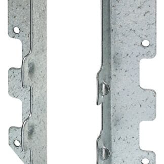 Simpson Strong-Tie LUS Series LUS210 Joist Hanger, 7-13/16 in H, 1-3/4 in D, 1-9/16 in W, Steel, Galvanized/Zinc, Face Sells in Quantity of 50