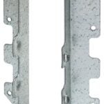 Simpson Strong-Tie LUS Series LUS210Z Joist Hanger, 7-13/16 in H, 1-3/4 in D, 1-9/16 in W, Steel, ZMAX, Face Sells in Quantity of 50