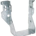 Simpson Strong-Tie LUS Series LUS26-2 Joist Hanger, 4-15/16 in H, 2 in D, 3-1/8 in W, Steel, Galvanized/Zinc, Face Sells in Quantity of 25