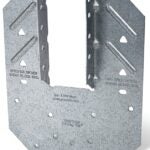 Simpson Strong-Tie H10A Hurricane Tie, 5 in L, 6-1/4 in W, Steel, Galvanized, Fastening Method: Nail Sells in Quantity of 50