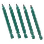 Task T68711 Two-Piece Screwdriver Bit, #1 Drive, Robertson Drive, 3 in L, Steel