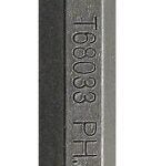 Task T68033 Screwdriver Bit, 3 Drive, Phillips Drive, 3 in L, Steel