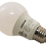 Sylvania 79282 LED Bulb, General Purpose, A19 Lamp, 60 W Equivalent, E26 Lamp Base, Frosted, Bright White Light