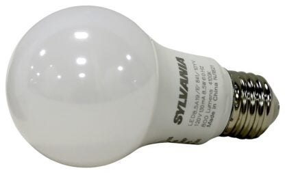 Sylvania 40212 LED Bulb, General Purpose, A19 Lamp, 60 W Equivalent, E26 Lamp Base, Frosted, 4100 K Color Temp Sells in Quantity of 2