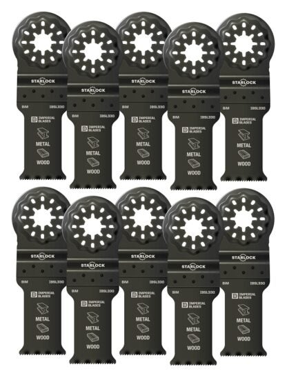 Imperial Blades Starlock IBSL330-10 Standard Blade, 18 TPI, Bi-Metal, 10/PK