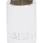 Vulcan MT6485775 Drive Socket, 1/2 in Socket, 1/4 in Drive, 6-Point, Chrome Vanadium Steel, Chrome