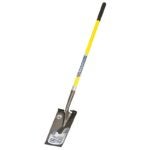 Vulcan 34539 Garden Spade Shovel, Fiberglass Handle, Long Handle, 48 in L Handle