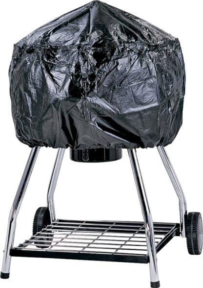 Omaha SPC053L Kettle Grill Cover, 29 in W, 18 in H, Vinyl, Black