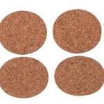 ProSource FE-50702-PS Furniture Pad, Cork, Brown, 1 in Dia, 5/64 in Thick, Round