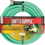 SWAN SNSS58075 Garden Hose, 75 ft L, Rubber/Vinyl, Green