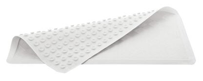 Rubbermaid Safti-Grip 1982726 Bath Mat, 28 in L, 16 in W, Rubber, White