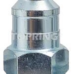 Topring ARO 210 Series 23.242C Coupler Plug, 1/4 in, MNPT, Steel, Zinc