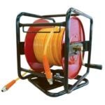 Topring 79.040 Hose Reel, 1/4 in Hose, 100 ft L Hose, Steel