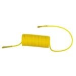 Topring 88.1 Recoil Air Hose, 1/4 in ID, 25 ft L, NPT, 250 psi Pressure, Nylon, Yellow